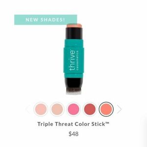 Thrive causemetics, triple threat color stick. Color olivia